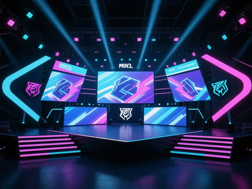 LCP新赛季舞台氛围